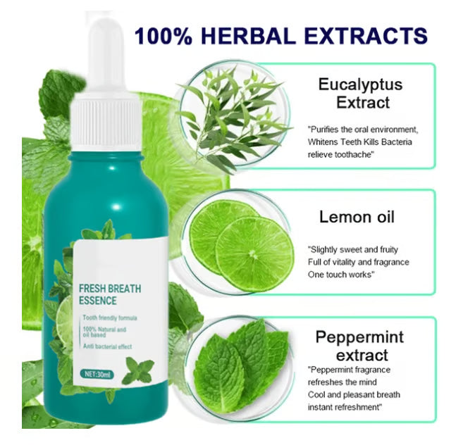 Smell Removing Drops Gentle Mint Mouth Drop