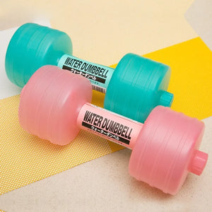 1kg Gym Weight Loss Exercise Water Dumbbells for Fitness