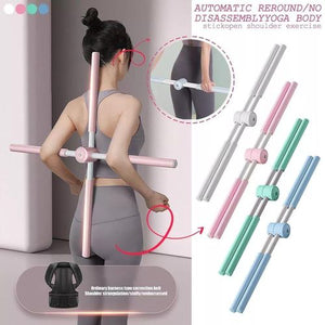 Posture Stick Pole Retractable Yoga Back Stick Children Adult