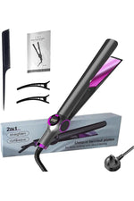 Two-In-One  Curling And Straightening  Fast Heating Hair Straightener