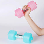 1kg Gym Weight Loss Exercise Water Dumbbells for Fitness