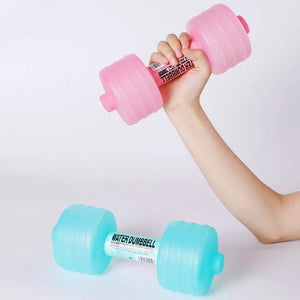 1kg Gym Weight Loss Exercise Water Dumbbells for Fitness