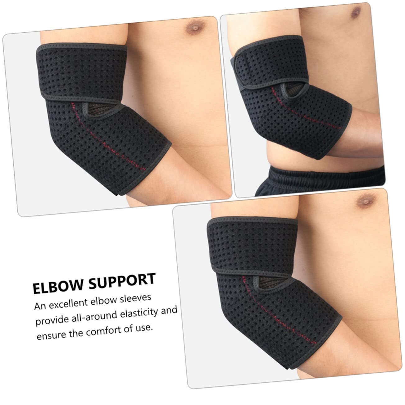 ports Elbow Support Bandage Adjustable Sports Safety Arm Sleeve Pad