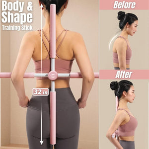 Posture Stick Pole Retractable Yoga Back Stick Children Adult