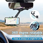 , 360 Degree Rotation Universal Cell Phone Holder for Car Clip Mount Stand
