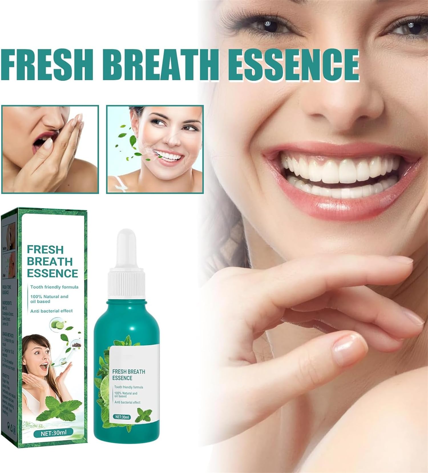 Smell Removing Drops Gentle Mint Mouth Drop