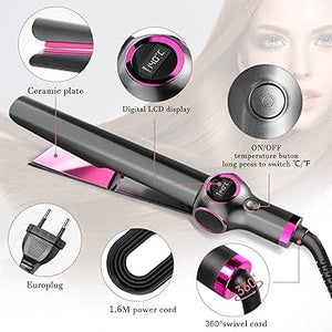 Two-In-One  Curling And Straightening  Fast Heating Hair Straightener