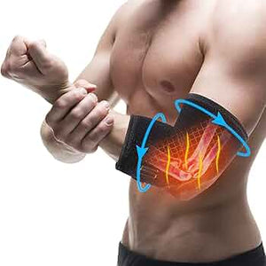 ports Elbow Support Bandage Adjustable Sports Safety Arm Sleeve Pad