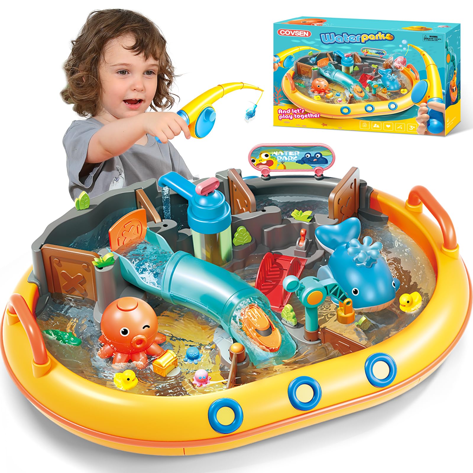 Summer water park, water fishing , Bath Toy