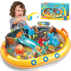 Summer water park, water fishing , Bath Toy