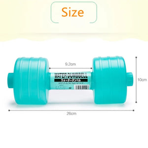 1kg Gym Weight Loss Exercise Water Dumbbells for Fitness