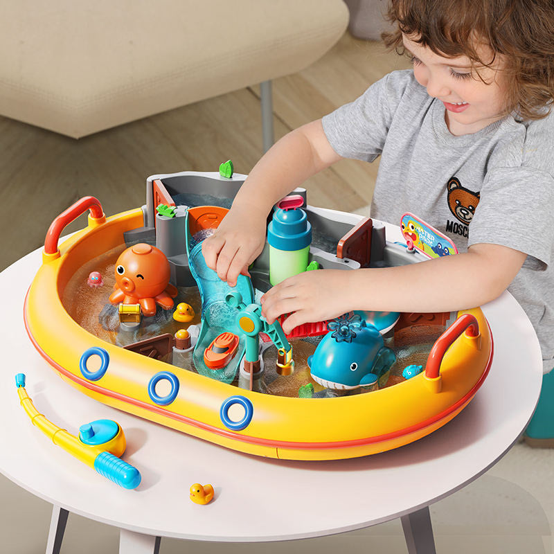 Summer water park, water fishing , Bath Toy