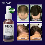 FEG Plus Hair care spray that  brings shiny, healthy hair growth
