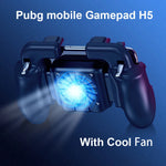 New-Mobile Gaming Controller With Cooling Fan For PUBG Trigger