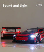 Sports Car Toy Model Alloy Rubber Tires Roadster