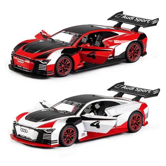 Sports Car Toy Model Alloy Rubber Tires Roadster