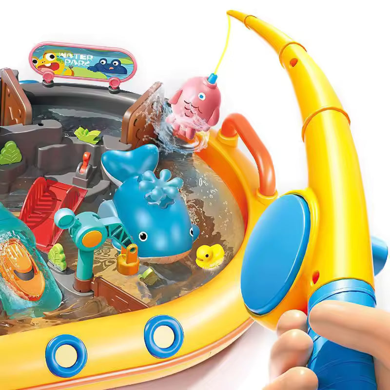 Summer water park, water fishing , Bath Toy