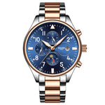 Luxury Full Automatic Mechanical Men's Watches Luminous Multi-function