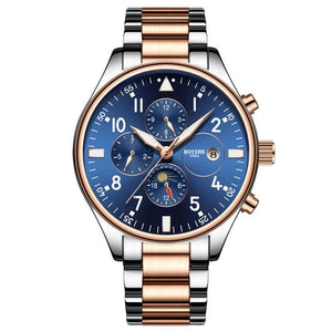 Luxury Full Automatic Mechanical Men's Watches Luminous Multi-function