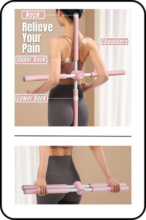Posture Stick Pole Retractable Yoga Back Stick Children Adult