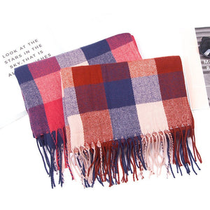Autumn/winter children's plaid scarf  for boys, girls and babies