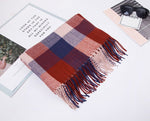 Autumn/winter children's plaid scarf  for boys, girls and babies