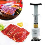 Professional Meat Injector Tenderizer Stainless Steel Blade 3OZ Marinade Injector