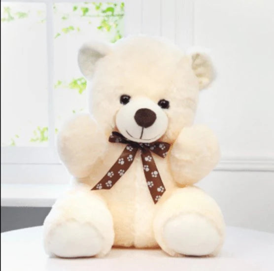 Cute Teddy Bear Plush Toy Stuffed Animals Bear with Roses Flower Kids Toys