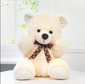 Cute Teddy Bear Plush Toy Stuffed Animals Bear with Roses Flower Kids Toys