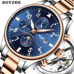 Luxury Full Automatic Mechanical Men's Watches Luminous Multi-function