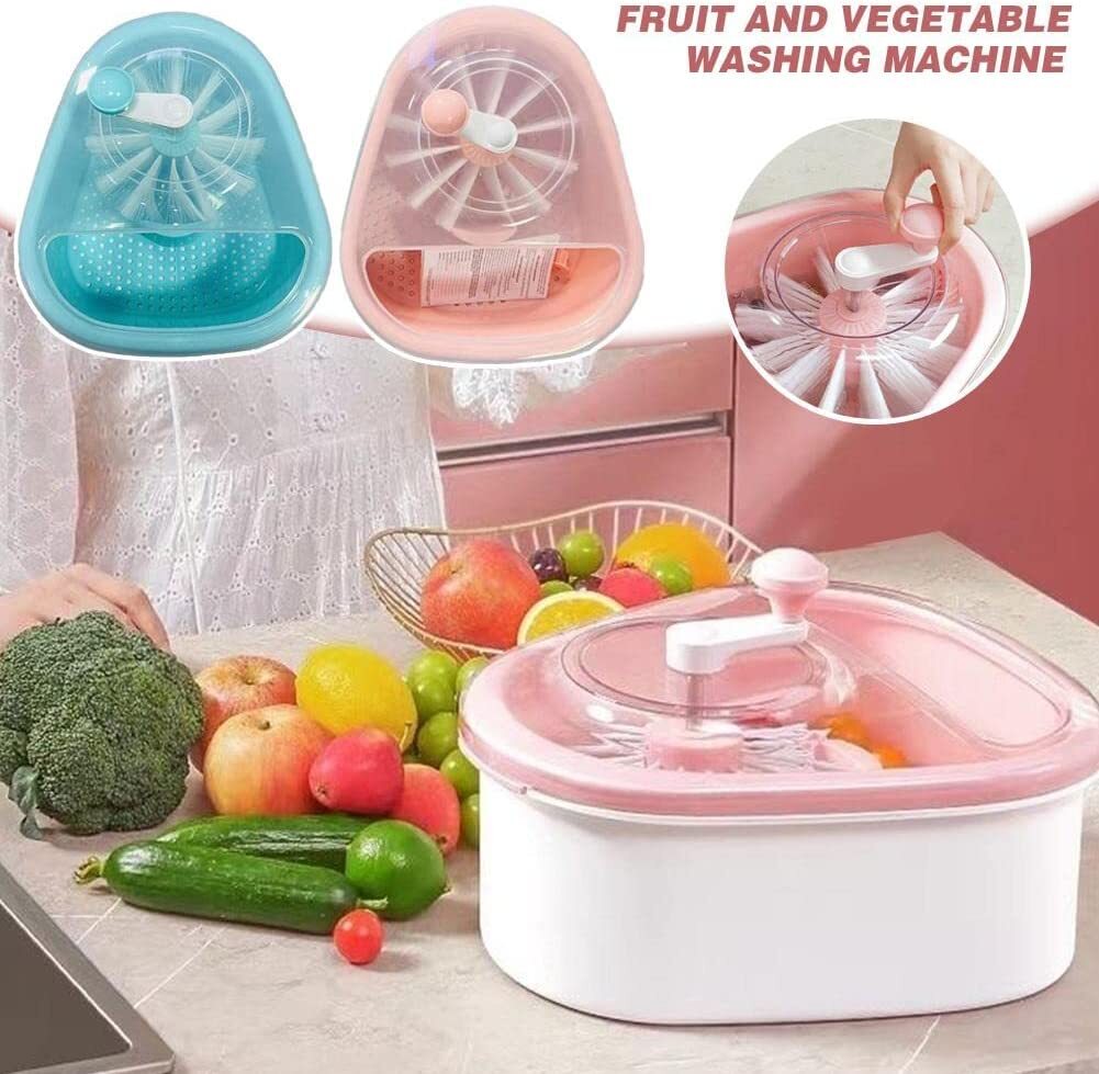 Fruit And Vegetable Washer With Brush