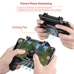 New-Mobile Gaming Controller With Cooling Fan For PUBG Trigger