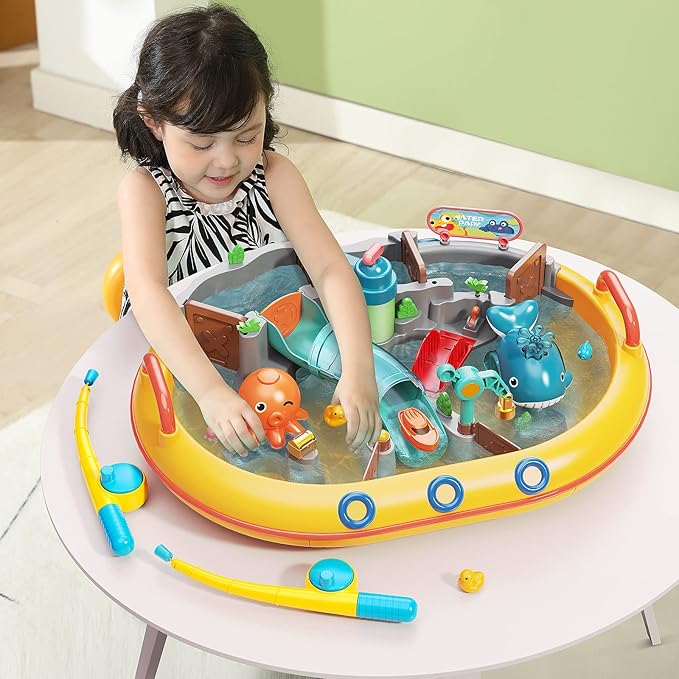 Summer water park, water fishing , Bath Toy