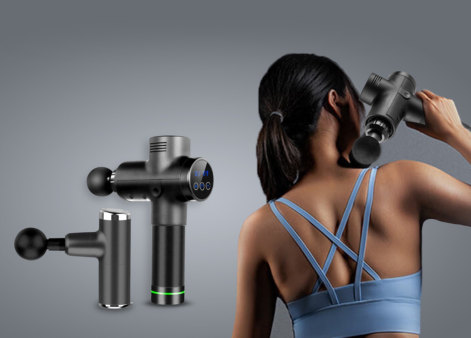 Fascial Massage Gun hand Muscle massager gun Body Neck Back  Muscle Relaxation